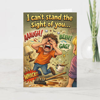 Funny missing you カード