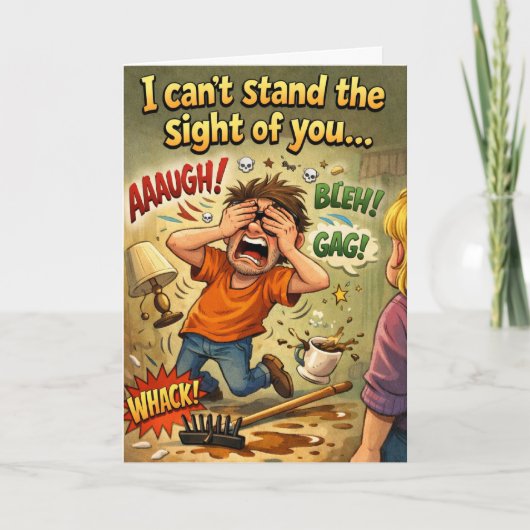 Funny missing you カード (正面)