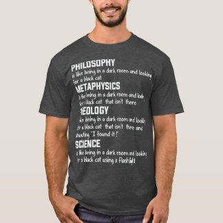 Funny Mix Science Philosophy Metaphysics Theology  Tシャツ