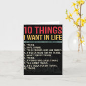 Funny Model Railroad Conductor Train Lover Locomot カード (黄色い花)