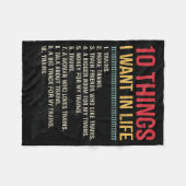 Funny Model Railroad Conductor Train Lover Locomot フリースブランケット (正面(横))