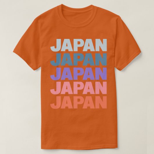 Funny Modern Repetitive Tet Design Japan Japanese Tシャツ (デザイン正面)