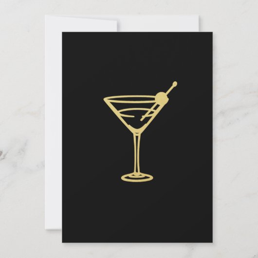 Funny Modern Sip I'm Fifty Woman's 40th Birthday 招待状 (裏面)