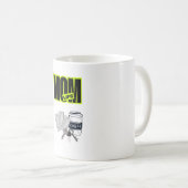 Funny Mom Life コーヒーマグカップ (正面右)