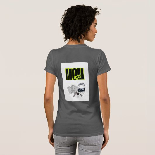 Funny Mom Life T-Shirt Tシャツ (裏面フル)