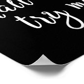 Funny Mom Quote Thou Shall Not Try Me Mother's Day ポスター (角)