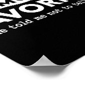 Funny Mom’s Favorite Quote For Son Or Daughter  ポスター (角)