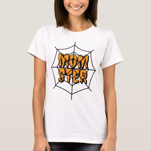 Funny MOM STER Halloween Shirt – Customizable  Tシャツ (正面)