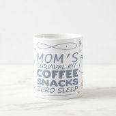Funny Mom Survival Mug 2026, New Year Gift コーヒーマグカップ (中央)