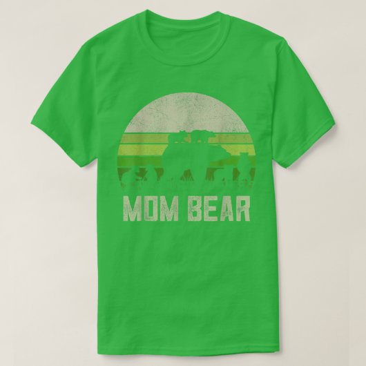 Funny Mommy Shirt From Son Daughter, 6 Cubs Mom Be Tシャツ (デザイン正面)