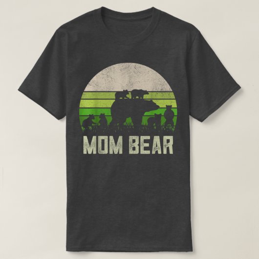 Funny Mommy Shirt From Son Daughter, 6 Cubs Mom Be Tシャツ (デザイン正面)