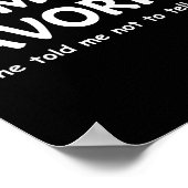 Funny Moms Favorite Child Son Daughter I'm Mom’s F ポスター (角)