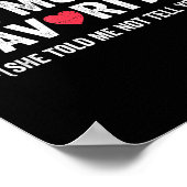 Funny Moms Favorite Child Son Daughter I'm Mom's F ポスター (角)