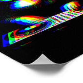 Funny Mona Lisa Dj Varwave Techno Rave Edm Music P ポスター (角)