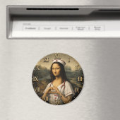 Funny Mona Lisa Nurse RN & Nursing Office Decor  マグネット (インサイチュ (食洗機))