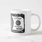 Funny "Money Morty" 100 Dollar Bill Specialty Coff ジャンボコーヒーマグカップ (右)