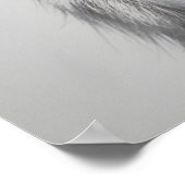 Funny Monkey Bathroom Print, Toilet Paper Hat ポスター (角)