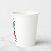 Funny Monkey Couple Valentine's Day 紙コップ (左)