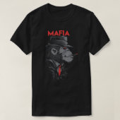 Funny Monkey  Gorilla Mafia  Tシャツ (デザイン正面)