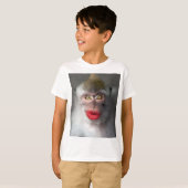 funny monkey lips tシャツ (正面フル)