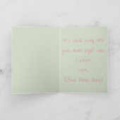 Funny Monkey Photo Valentine Card  シーズンカード (内部)