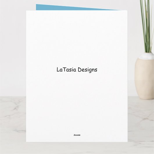 Funny Monkey & Roses Apology  カード (裏面)