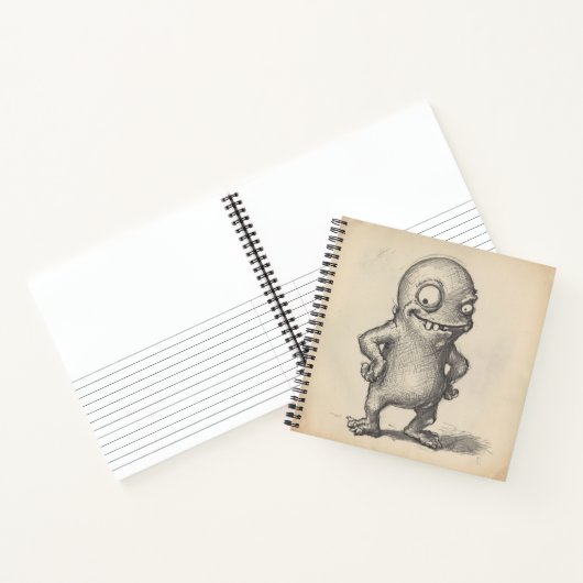 Funny Monster ノートブック (内部)
