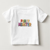 Funny Monster ベビーTシャツ (裏面)