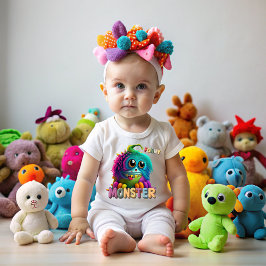 Funny Monster ベビーTシャツ