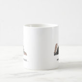 Funny Morning Coffee Mood Mug Meme Design コーヒーマグカップ (中央)
