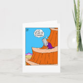 Funny Moses Ten Commandments Blank Greeting card カード (正面)