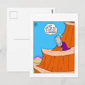 Funny Moses Ten Commandments Postcard ポストカード (正面/裏面)