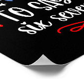 Funny Most Likely To Say Six Seven 67 Meme Christm ポスター (角)