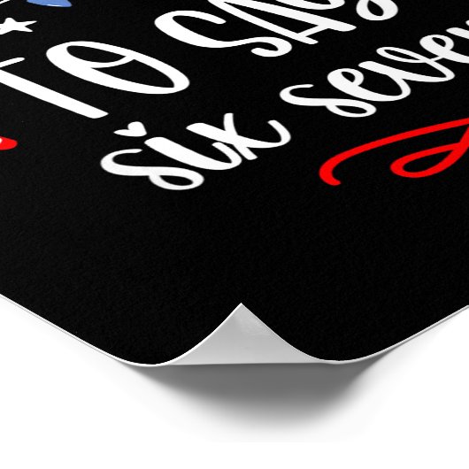 Funny Most Likely To Say Six Seven 67 Meme Christm ポスター (角)