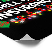Funny Most Likely To Sell Santa Insurance ポスター (角)