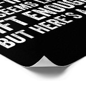 Funny Mother In Law Sarcastic Humor Quote From Son ポスター (角)