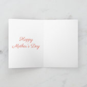 Funny Mother's Day Card – Wine-ing Down Mom カード (内部)