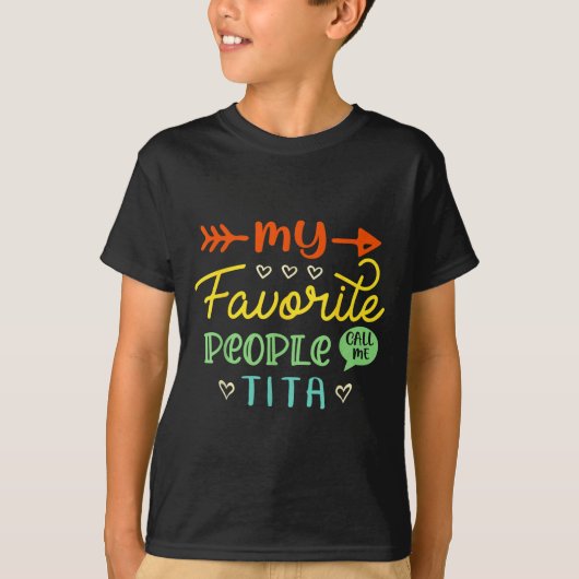 Funny Mother's Day Gift My Favorite People Call Me Tシャツ (正面)