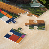 Funny Mother's Day jigsaw puzzle cat dog car crash ジグソーパズル (側面)