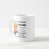 Funny Mothers Day Mug - Donald Trump Saying コーヒーマグカップ (正面左)
