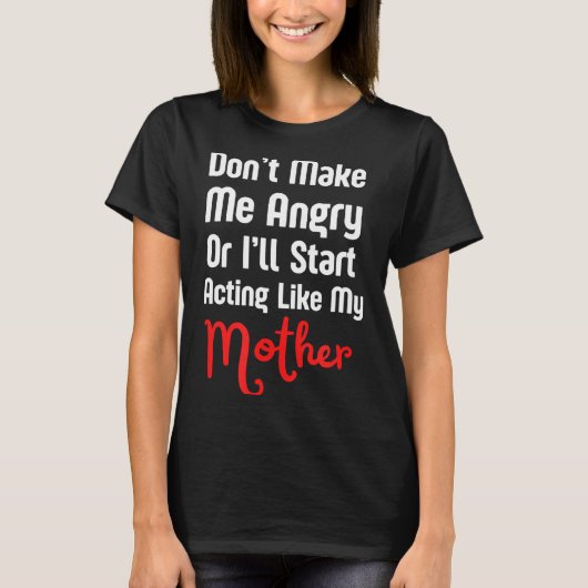 Funny Mother's Day  Tシャツ (正面)