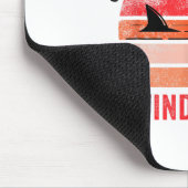 Funny Motivation Shark Quote, Sometimes Motivation マウスパッド (コーナー)