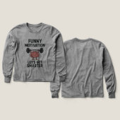 “Funny Motivational Energy Burst – Colorful Positi (デザイン 正面＆背面)