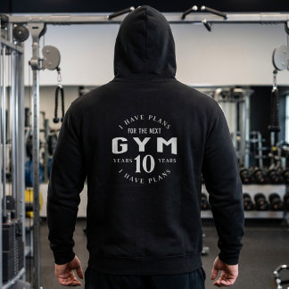 Funny Motivational Gym Hoodie for Fitness Lovers パーカ