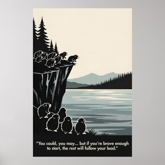 Funny motivational poster ポスター (正面)