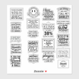 funny Motivational quotes for life To Inspire You シール