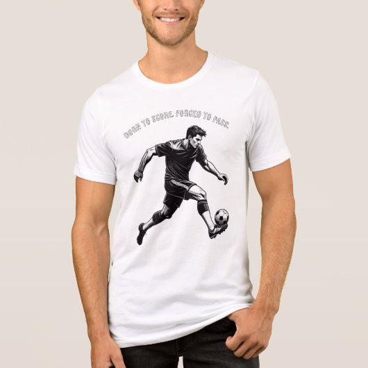 Funny & Motivational Soccer T-Shirt トライブレンドＴシャツ (正面)