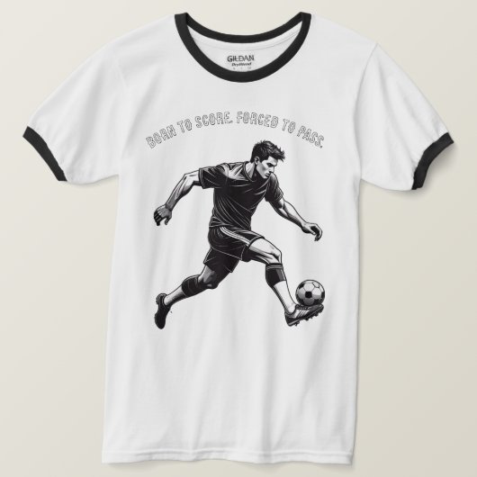 Funny & Motivational Soccer T-Shirt Tシャツ (デザイン正面)