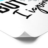 Funny Motivational sped teacher quote ポスター (角)