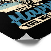 Funny Motocross Enduro Bike Rider Dirt Bikes Make ポスター (角)